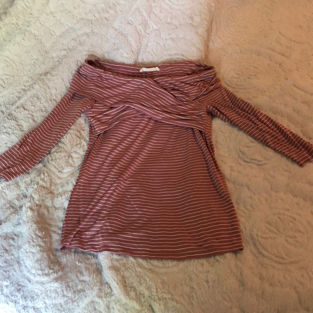 Off The Shoulder 3/4 Shirt